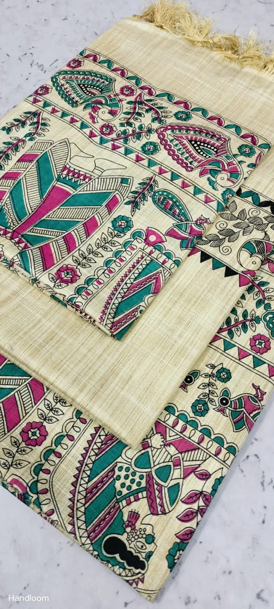 Exclusive Collection – Khadi Cotton Dupion Dress Material
